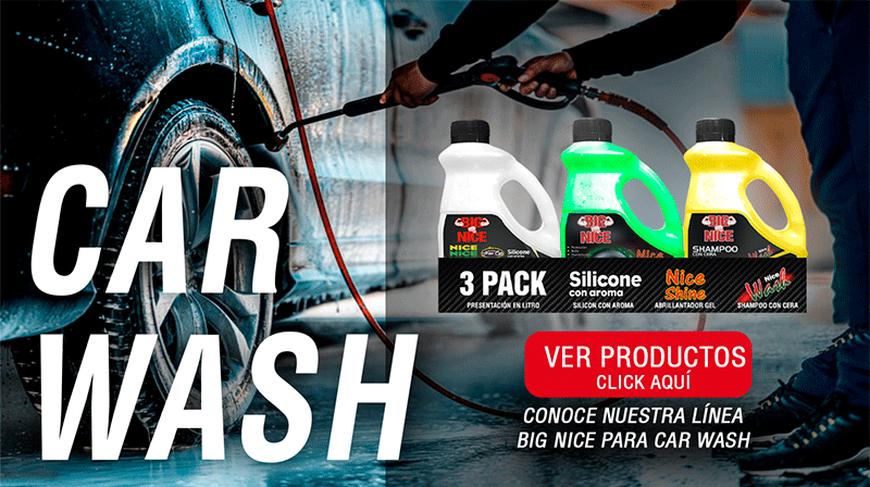 car wash, conoce nuestra línea Big Nice para Car Wash