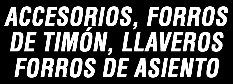 accesorios, forros de timón, llaveros y forros de asiento