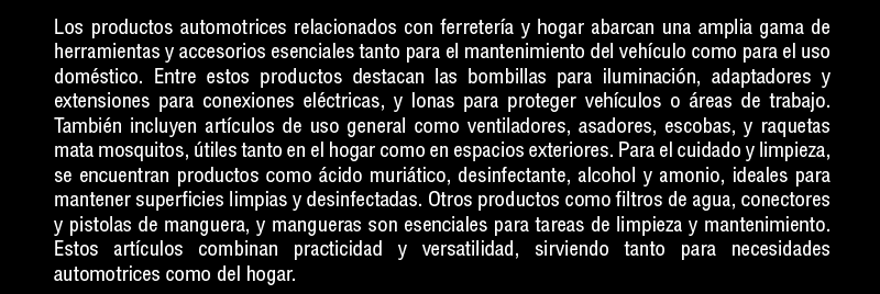 Las abrazaderas de metal son clave para segurar tuberías, mangueras y cables en entonrnos de alta temperatura, presión y vibración, lo que las convierte en una elección ideal para aplicaciones exigentes, como sistemas de escape, refrigeración o frenos. Su durabilidad y resistencia a la corrosión las hacen indispensables en cualquier vehículo.