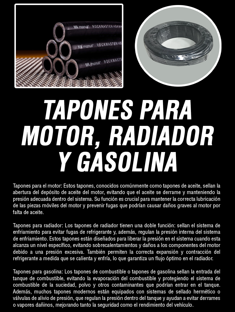 Las abrazaderas de metal son clave para segurar tuberías, mangueras y cables en entonrnos de alta temperatura, presión y vibración, lo que las convierte en una elección ideal para aplicaciones exigentes, como sistemas de escape, refrigeración o frenos. Su durabilidad y resistencia a la corrosión las hacen indispensables en cualquier vehículo.